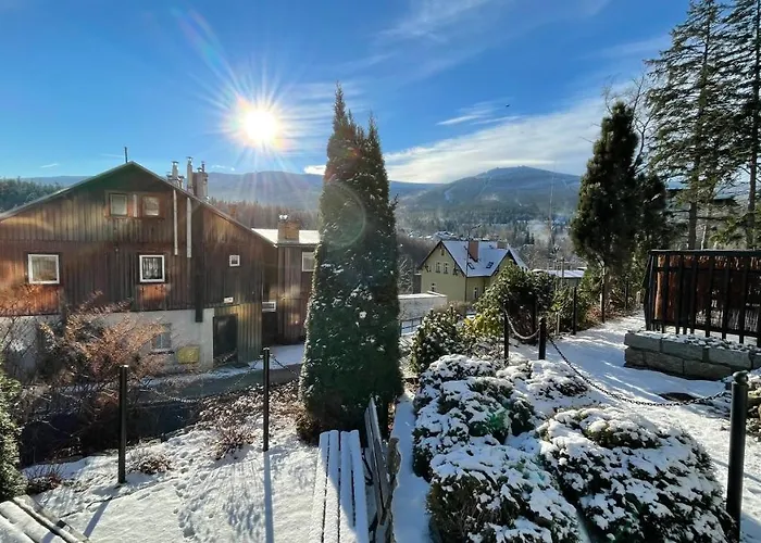 Dziki Panorama Gor, Duzy Taras Z Widokiem Na Gory * Schreiberhau